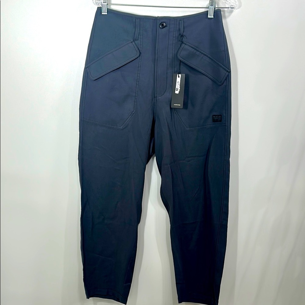 G-Star Raw Women’s Pilot Cropped Pant color is Petrol size 28. NWT.